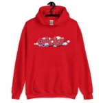 Childish Hoodie ‘Theme Park’ Red Oversized