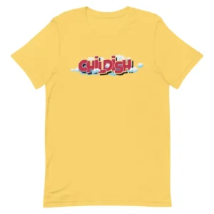 Childish Theme Park Graphic T Shirt Yellow